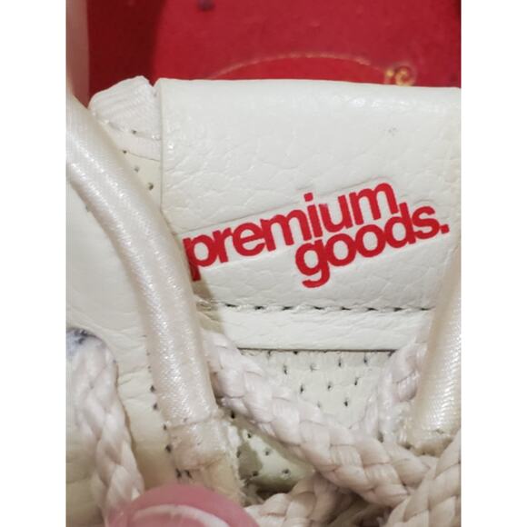 Nike Air Force 1 Premium Goods Women’s 8 Cream Beaded Swoosh DV2957‑200 - Picture 5 of 11